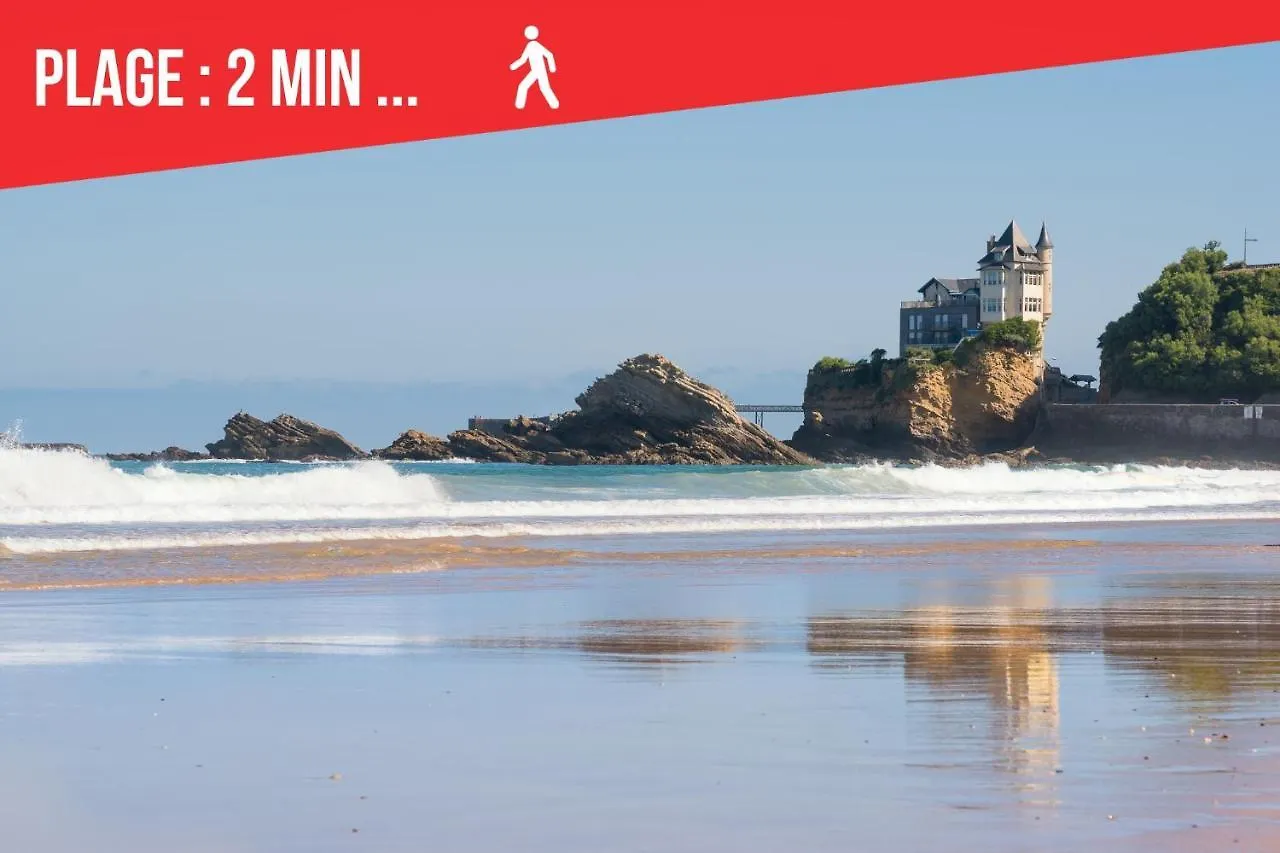 Appartement Belharra Cote des Basques par ascenseur à Biarritz France